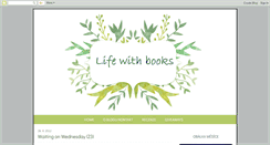 Desktop Screenshot of life-with-books.blogspot.com