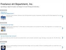 Tablet Screenshot of freelanceartdepartment.blogspot.com