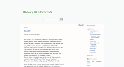 Desktop Screenshot of historyofourpakistan.blogspot.com