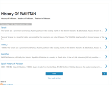 Tablet Screenshot of historyofourpakistan.blogspot.com