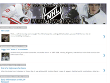 Tablet Screenshot of everythinghockey.blogspot.com