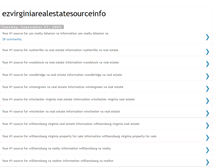 Tablet Screenshot of ezvirginiarealestatesourceinfo.blogspot.com