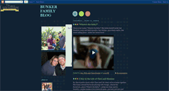 Desktop Screenshot of bunkerfamilyblog.blogspot.com