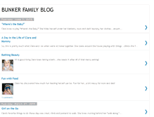 Tablet Screenshot of bunkerfamilyblog.blogspot.com