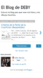 Mobile Screenshot of debyjael.blogspot.com