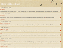 Tablet Screenshot of blackgarbagebags.blogspot.com
