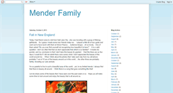 Desktop Screenshot of menderfamily.blogspot.com