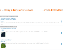 Tablet Screenshot of lavidacollections.blogspot.com