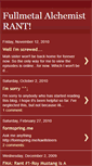 Mobile Screenshot of fullmetalalchemistrant.blogspot.com