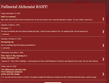 Tablet Screenshot of fullmetalalchemistrant.blogspot.com