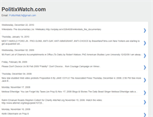Tablet Screenshot of politixwatch.blogspot.com