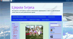 Desktop Screenshot of ljepotesvijeta.blogspot.com