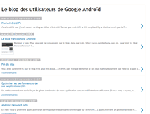 Tablet Screenshot of androidfr.blogspot.com