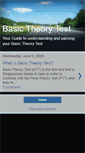 Mobile Screenshot of basictheorytest.blogspot.com