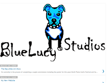 Tablet Screenshot of bluelucystudios.blogspot.com