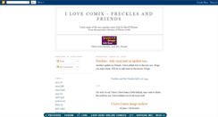 Desktop Screenshot of ilovecomixfreckles.blogspot.com