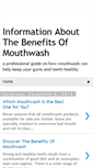 Mobile Screenshot of benefitsofmouthwash.blogspot.com