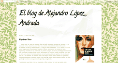 Desktop Screenshot of alejandrolopezandrada.blogspot.com