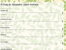 Tablet Screenshot of alejandrolopezandrada.blogspot.com