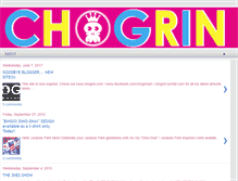 Tablet Screenshot of chogrinart.blogspot.com