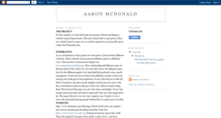 Desktop Screenshot of aarondouglasmcdonald.blogspot.com