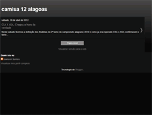 Tablet Screenshot of camisa12alagoas.blogspot.com