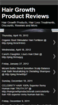 Mobile Screenshot of hairgrowthproductsforall.blogspot.com