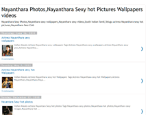 Tablet Screenshot of nayantarawallpapers.blogspot.com
