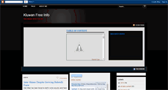 Desktop Screenshot of kluwanfreeinfo.blogspot.com