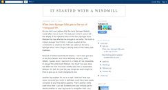 Desktop Screenshot of itstartedwithawindmill.blogspot.com