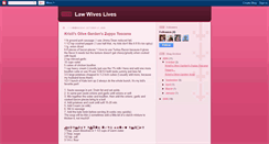 Desktop Screenshot of lawwives.blogspot.com