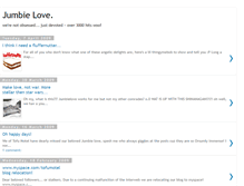 Tablet Screenshot of jumbielove.blogspot.com