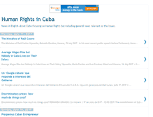 Tablet Screenshot of humanrightsincuba.blogspot.com