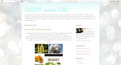 Desktop Screenshot of greenmeetsgirl.blogspot.com