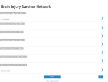 Tablet Screenshot of braininjurysurvivornetwork.blogspot.com