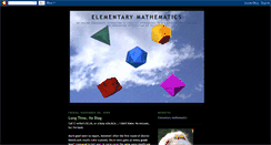 Desktop Screenshot of k-6math.blogspot.com