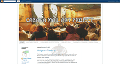 Desktop Screenshot of cabanamailartproject.blogspot.com