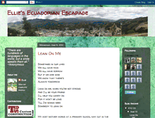 Tablet Screenshot of ellie-ecuador.blogspot.com