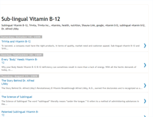Tablet Screenshot of patentedvitaminb12.blogspot.com