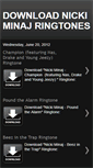 Mobile Screenshot of download-nicki-minaj-ringtones.blogspot.com