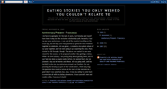 Desktop Screenshot of horribledatingstories.blogspot.com