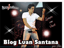 Tablet Screenshot of blogluansantana.blogspot.com