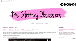 Desktop Screenshot of myglitteryobsessions.blogspot.com