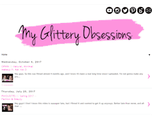 Tablet Screenshot of myglitteryobsessions.blogspot.com