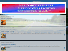 Tablet Screenshot of mariomontespapers.blogspot.com