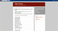 Desktop Screenshot of miglior-hosting.blogspot.com