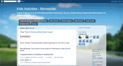 Desktop Screenshot of kidsactivitiesmn.blogspot.com
