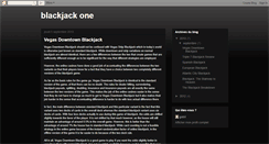 Desktop Screenshot of blackjackone.blogspot.com