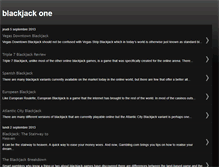 Tablet Screenshot of blackjackone.blogspot.com