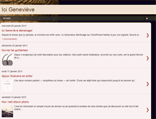 Tablet Screenshot of icigenevieve.blogspot.com